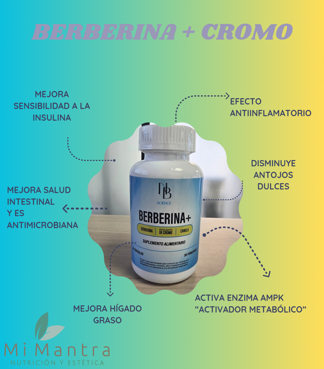 Berberina + Cromo + Canela
