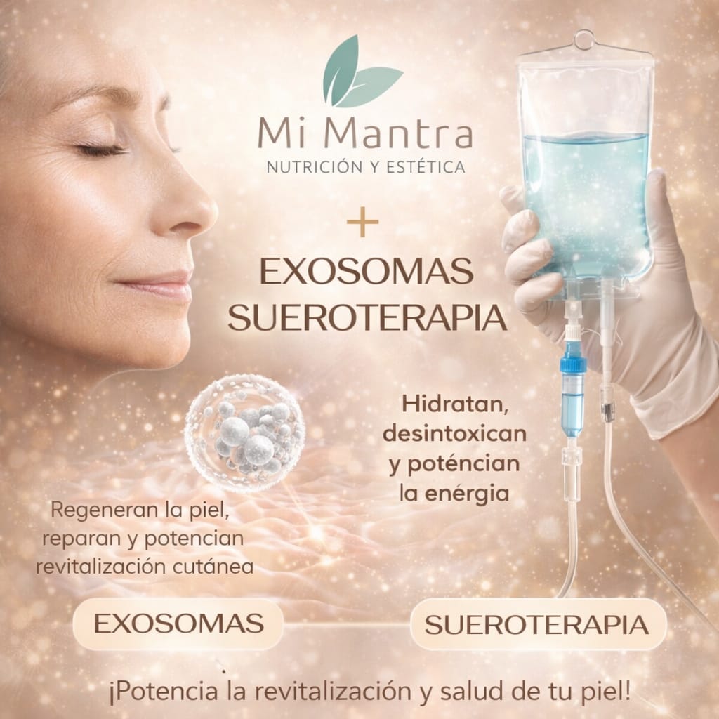 Pack revitalización sueroterapia + exosomas faciales