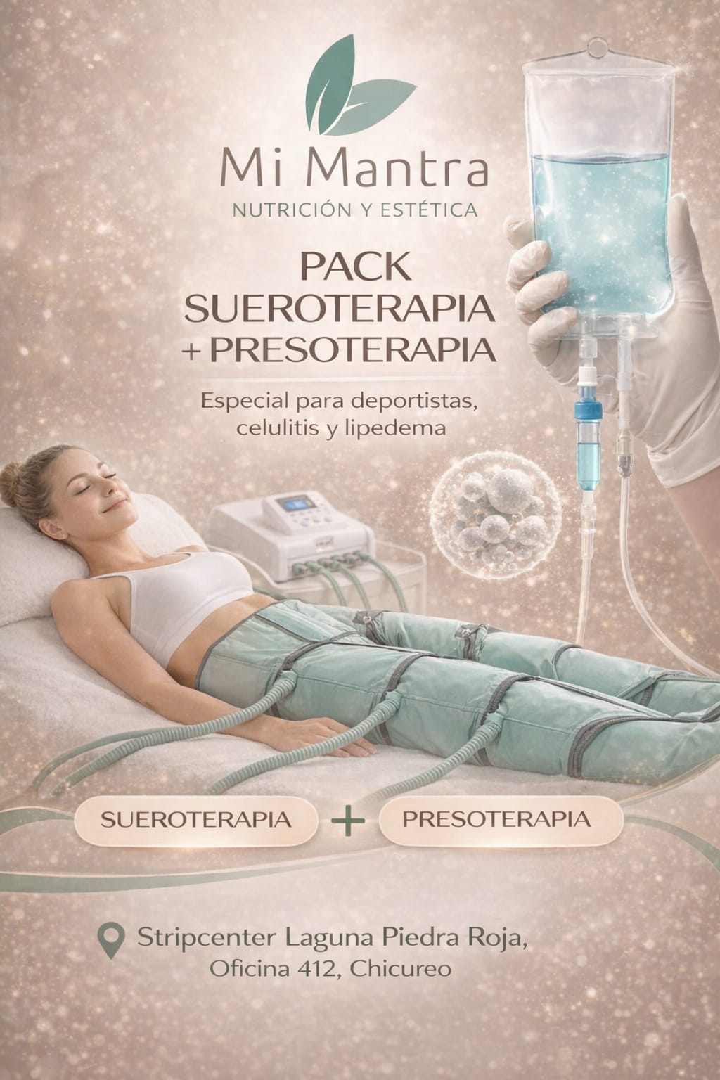 Pack Sueroterapia + Presoterapia