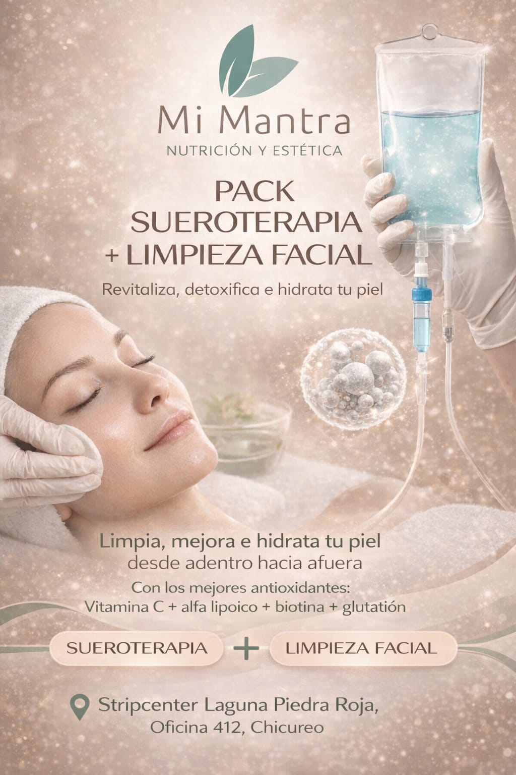 Pack Sueroterapia + Limpieza facial!