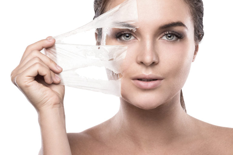 Peeling natural algas